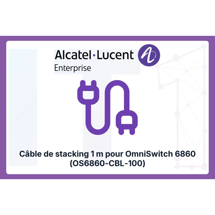 OS6860-CBL-100 - 1 m stacking cable OmniSwitch 6860