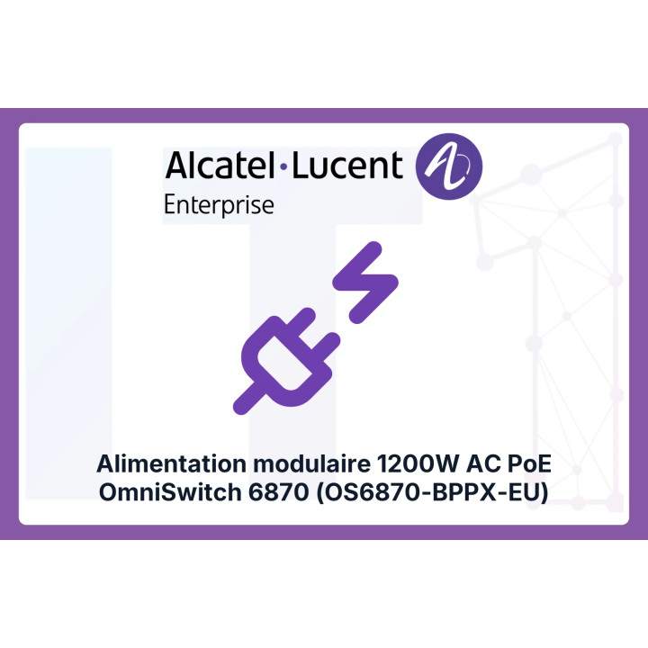 OS6870-BPPX-EU power supply 1200W AC PoE OmniSwitch 6870