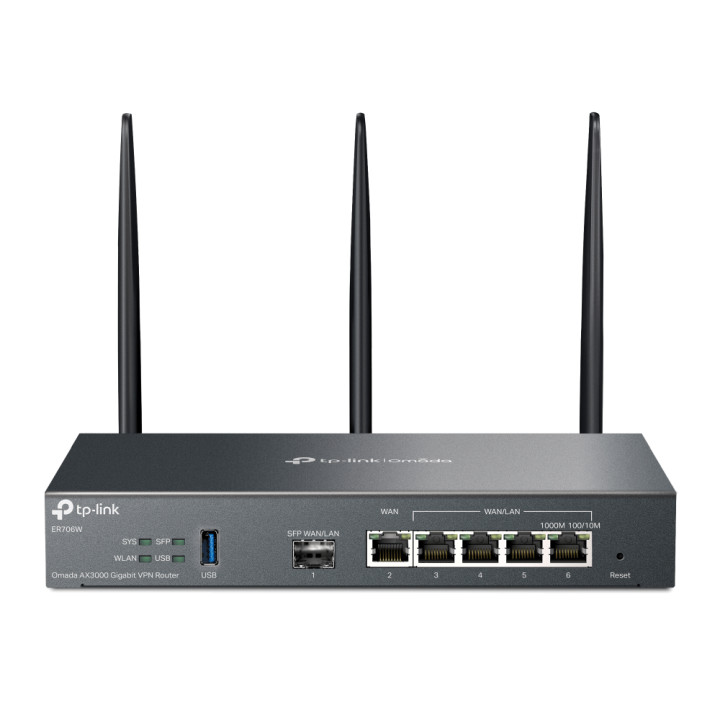 TP-Link Omada ER706W Wi-Fi 6 AX3000 SFP VPN router