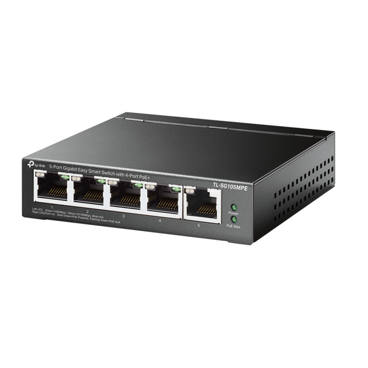 TP-Link TL-SG105MPE 5-Port Gigabit Switch 4 PoE+