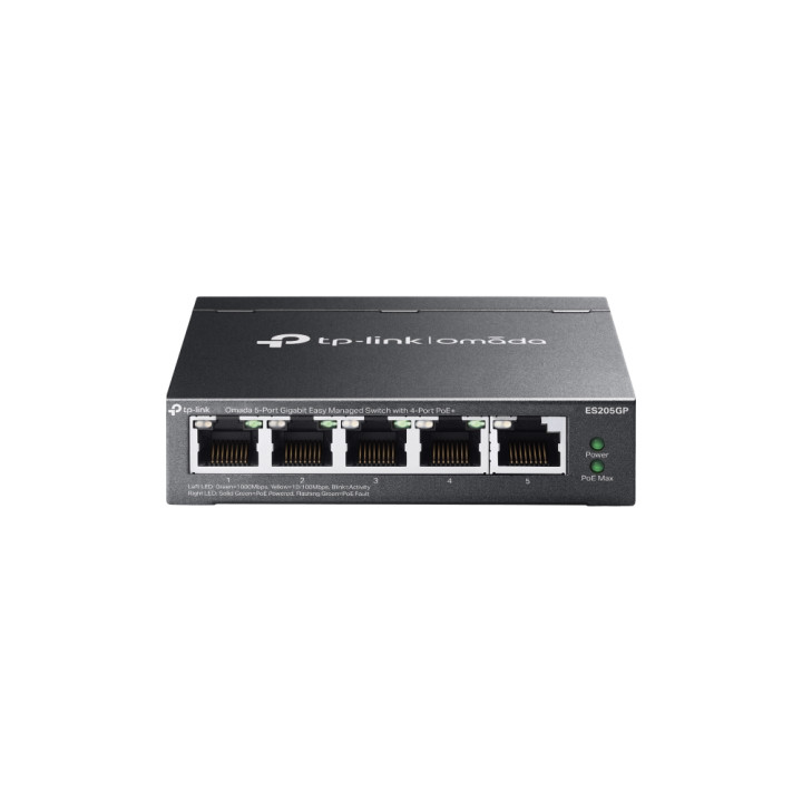 TP-Link Omada ES205GP switch 5 Gigabit ports 4 PoE+