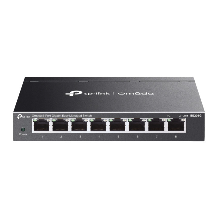TP-Link Omada ES208G switch, 8 Gigabit ports, Easy Managed