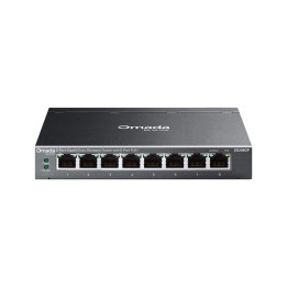 TP-Link Omada ES208GP switch, 8 Gigabit ports, 8 PoE+
