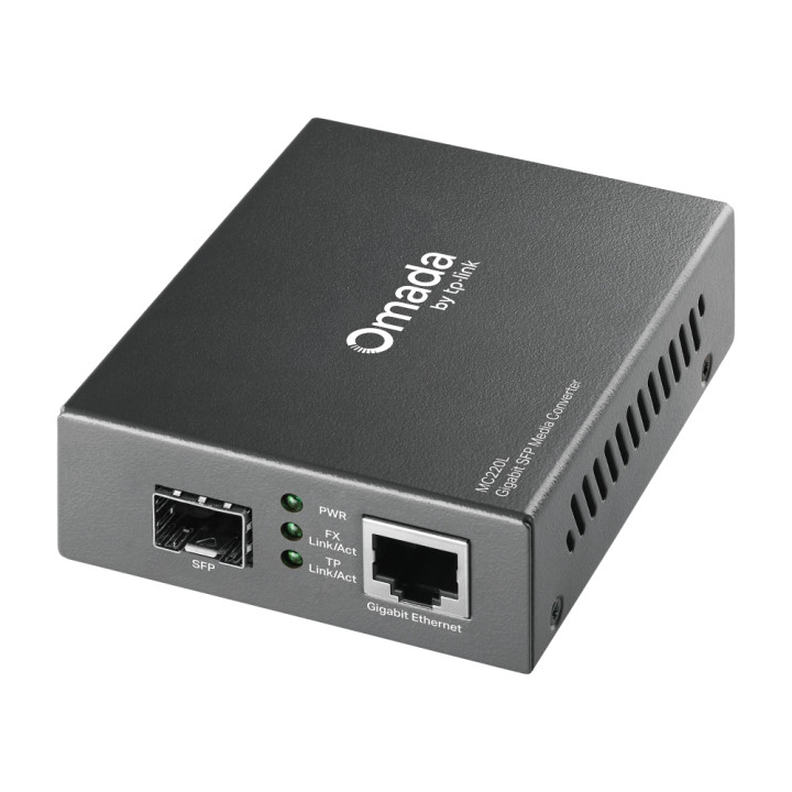 Gigabit Media Converter TP-Link MC220L SFP to RJ45