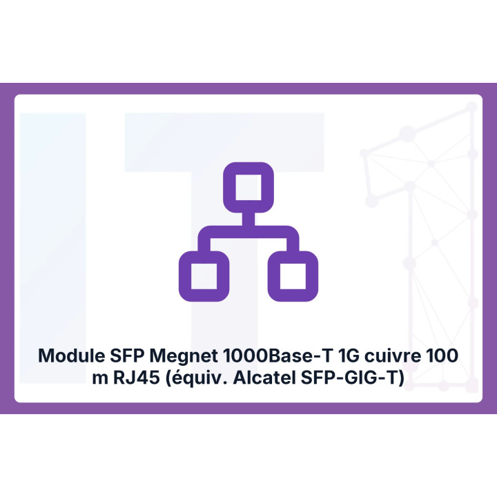 Megnet SFP module 1000Base-T, equiv. Alcatel SFP-GIG-T