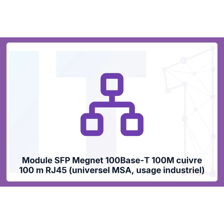 Megnet SFP module 100Base-T copper 100 m