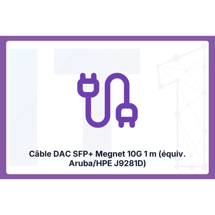 Megnet DAC SFP+ cable 10G 1 m