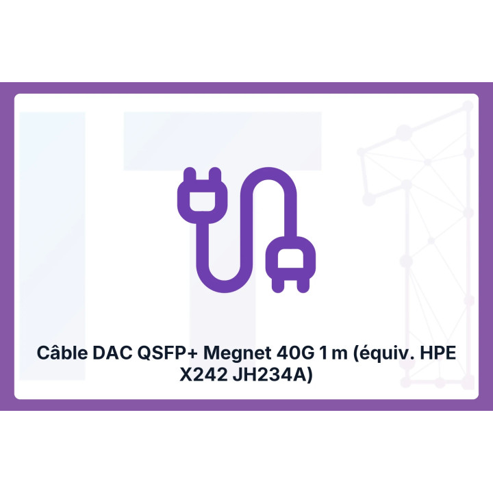 Megnet QSFP+ DAC Cable 40G 1 m