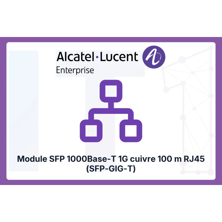 Alcatel SFP Module 1000Base-T 1G copper 100 m RJ45
