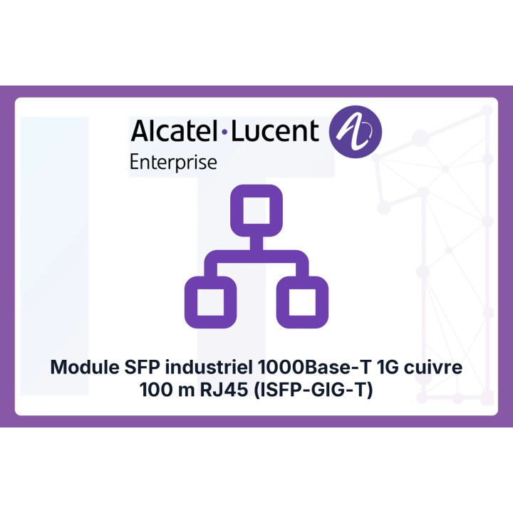 Alcatel Industrial SFP Module 1000Base-T 1G Copper 100 m RJ45