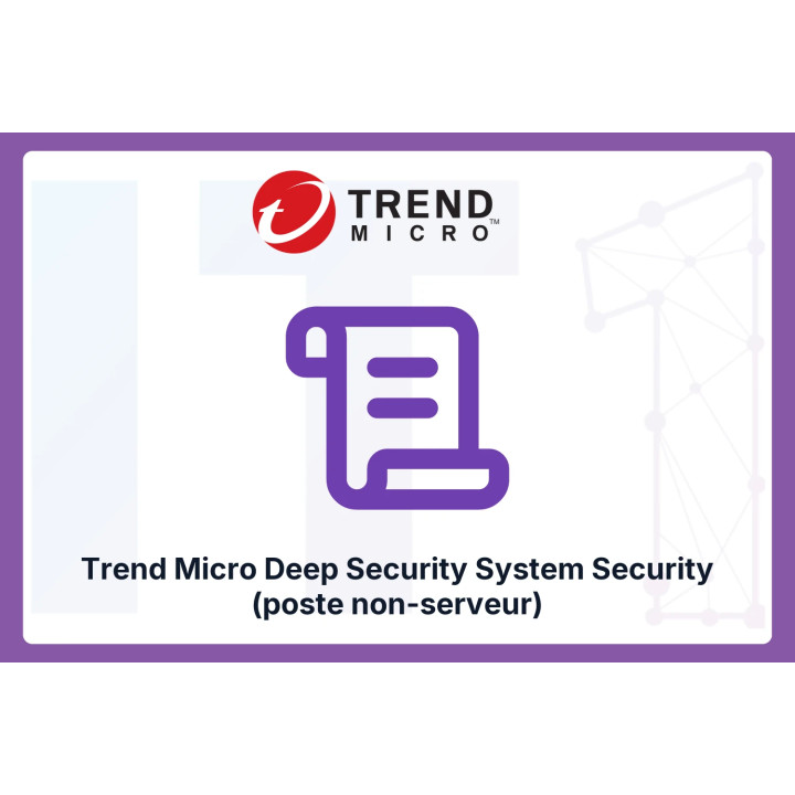 Trend Micro Deep Security System Security endpoint | IT1 Connect