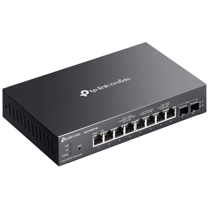 Switch TP-Link Omada SG2210XMP-M2 8 ports 2,5G PoE+ 2 SFP+