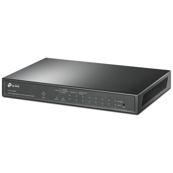 Switch TP-Link TL-SG1210MPE 10 ports Gigabit 8 PoE+ 1 SFP