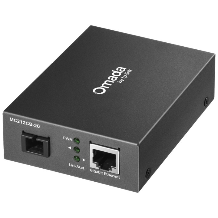 Convertisseur de média Gigabit WDM TP-Link MC212CS-20 Omada