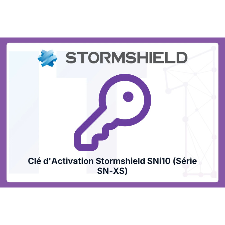 SNi10 Activation Key Stormshield | IT1 Connect