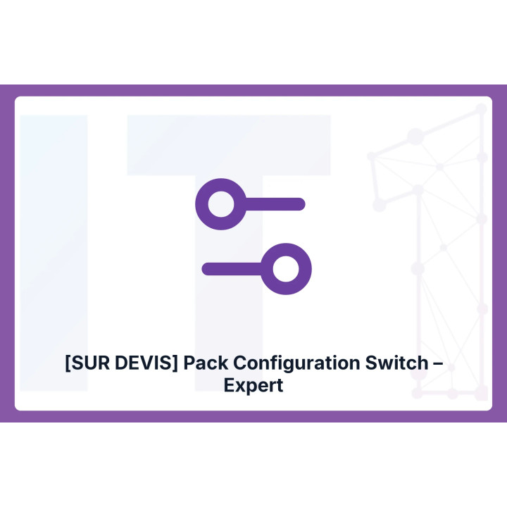 [QUOTE ON REQUEST] Switch Configuration Pack - Expert | IT1 Connect