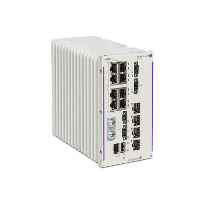 OmniSwitch 6465H-P12 | Switch industriel durci PoE DIN | IT1 Connect